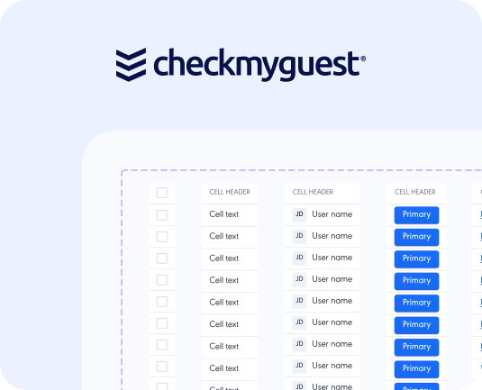 Checkmyguest design system project preview