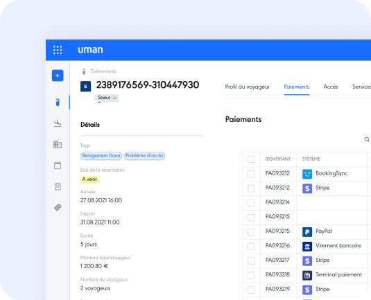 Uman booking platform project preview
